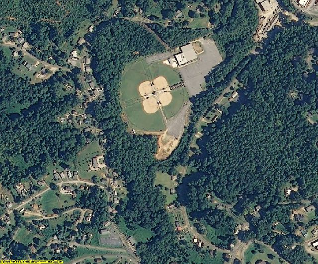 McDowell County, NC aerial photography detail