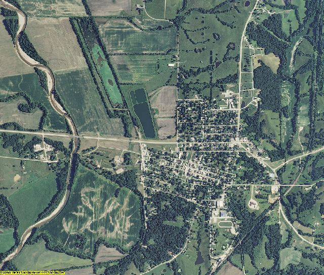 Mercer County, Missouri aerial photography