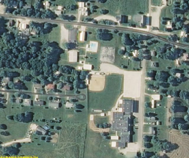 Moniteau County, MO aerial photography detail
