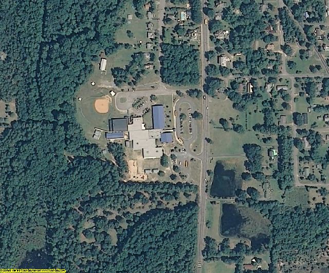 Montgomery County, NC aerial photography detail