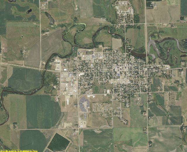Moody County, South Dakota aerial photography