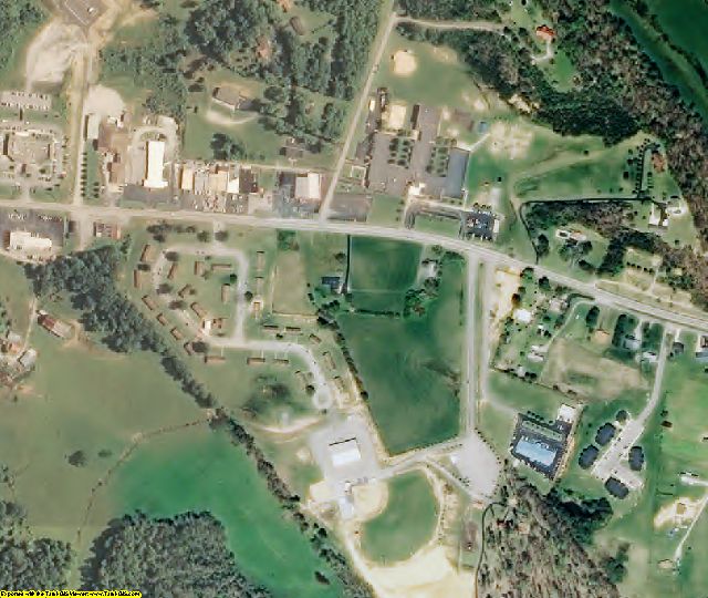 Morgan County, TN aerial photography detail