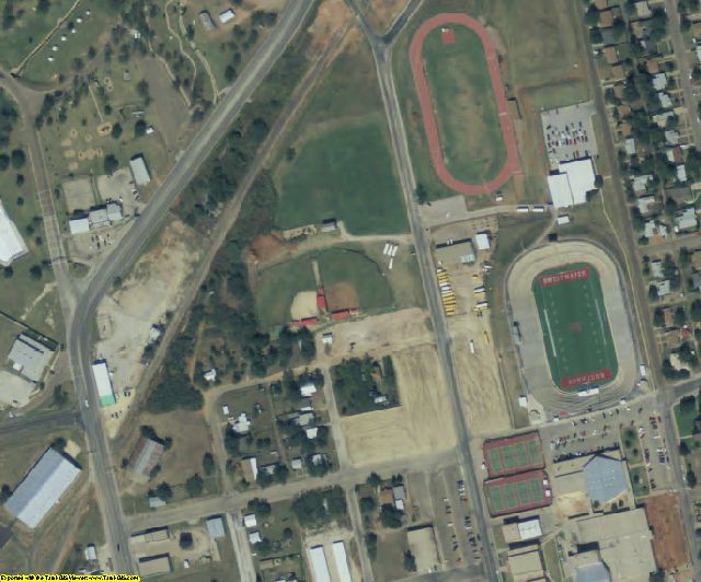 Nolan County, TX aerial photography detail