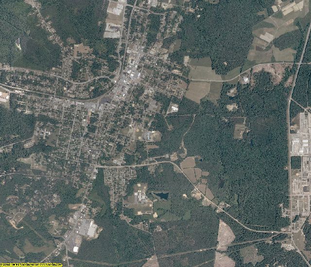 Nottoway County, Virginia aerial photography