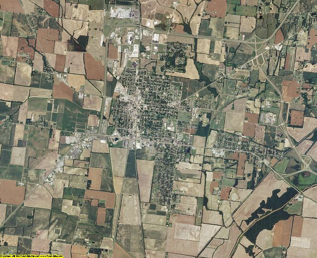 Obion County, Tennessee aerial photography