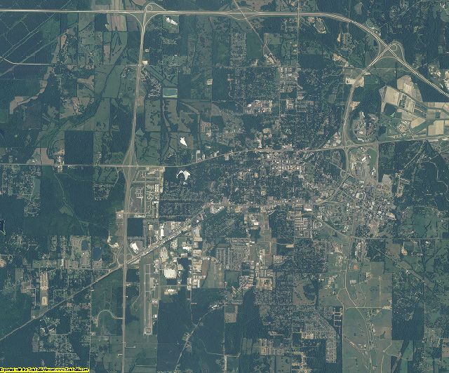 Oktibbeha County, Mississippi aerial photography