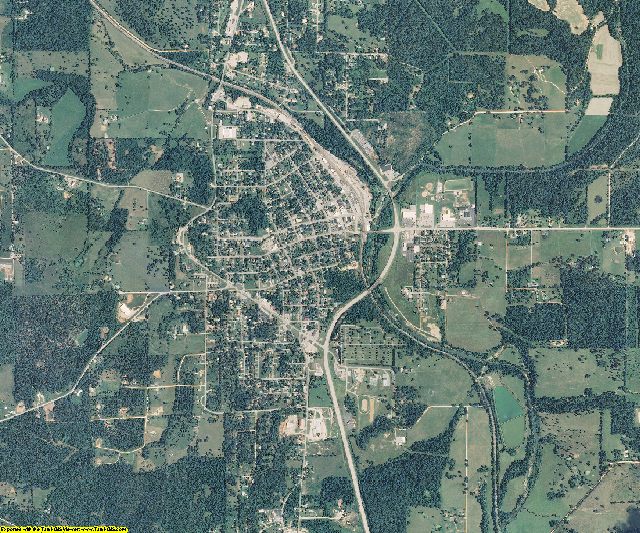 Oregon County, Missouri aerial photography