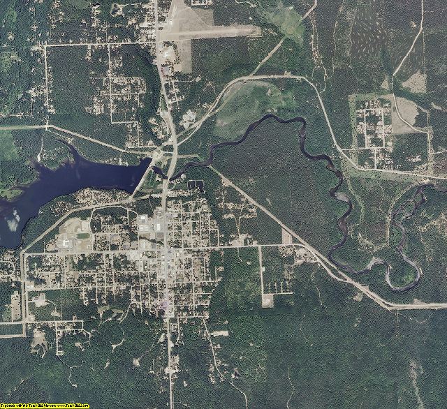 Oscoda County, Michigan aerial photography