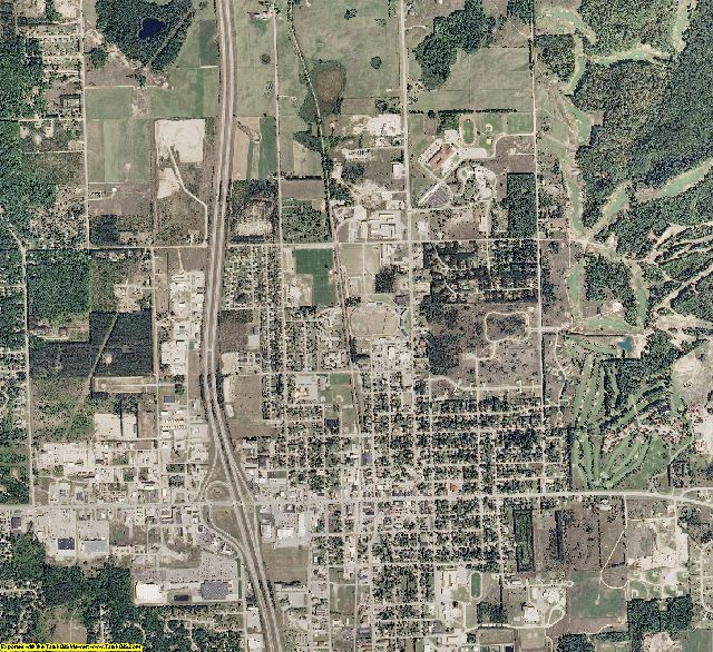 Otsego County, Michigan aerial photography