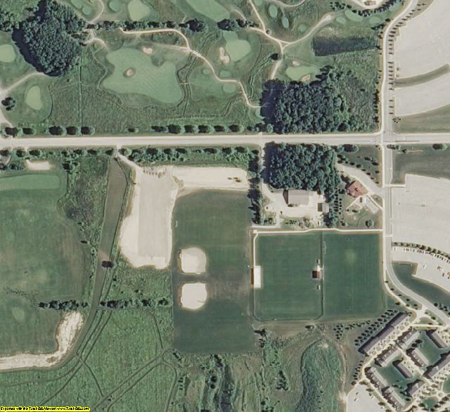 Ottawa County, MI aerial photography detail
