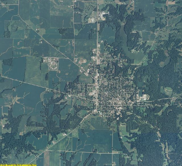 Parke County, Indiana aerial photography