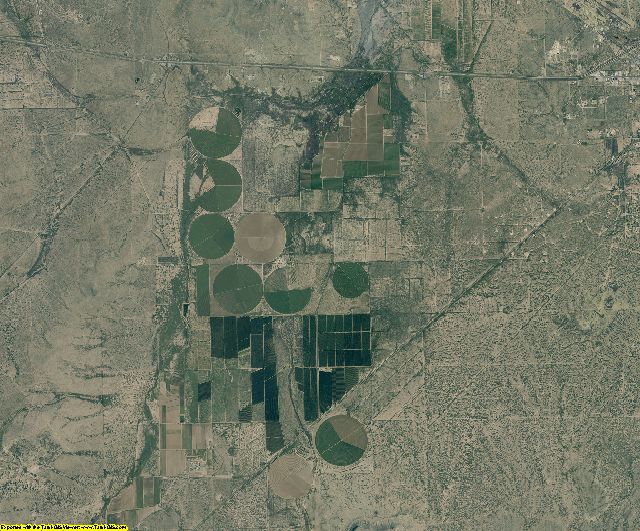 Pecos County, Texas aerial photography