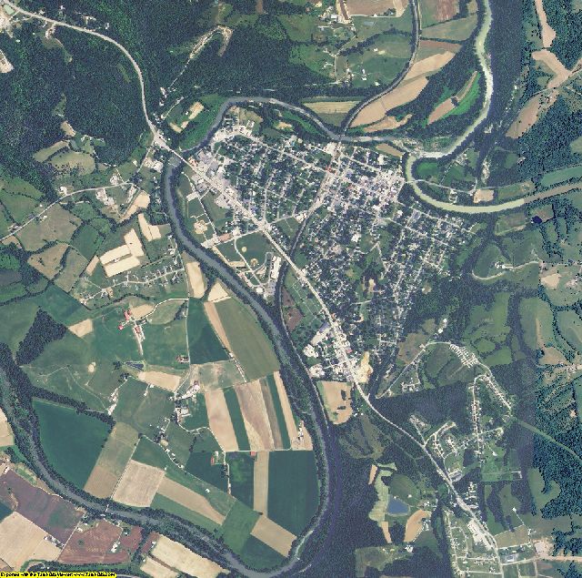 Pendleton County, Kentucky aerial photography
