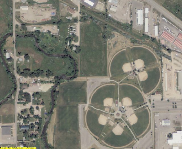 Pennington County, SD aerial photography detail