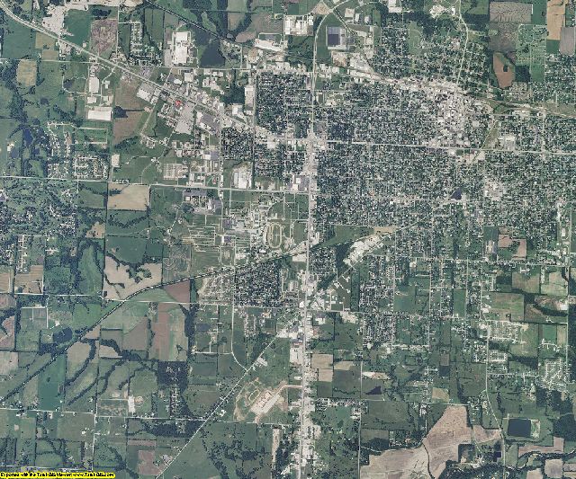 Pettis County, Missouri aerial photography