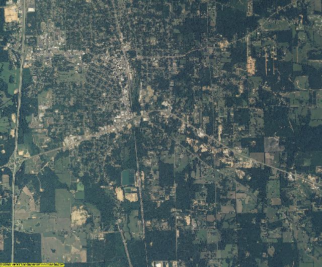 Pike County, Mississippi aerial photography