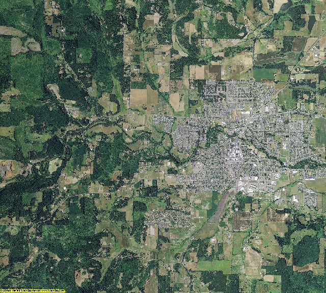 Polk County, Oregon aerial photography