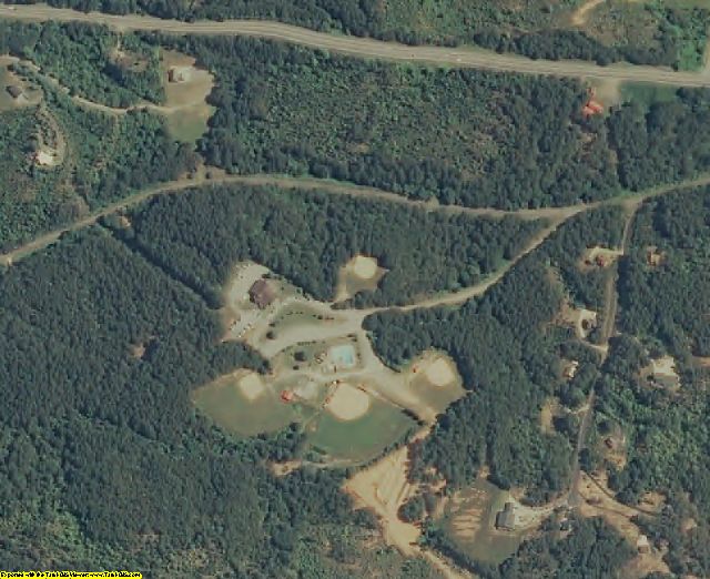 Polk County, TN aerial photography detail
