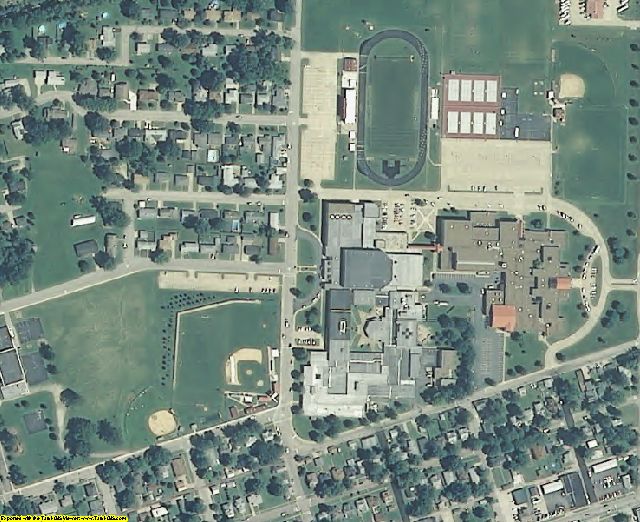 Posey County, IN aerial photography detail