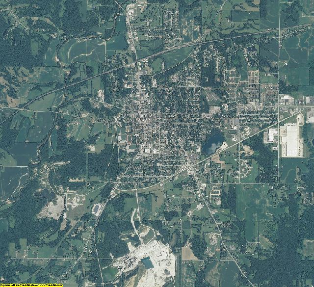 Putnam County, Indiana aerial photography