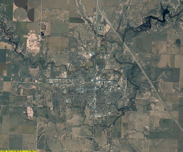 Randall County, Texas aerial photography