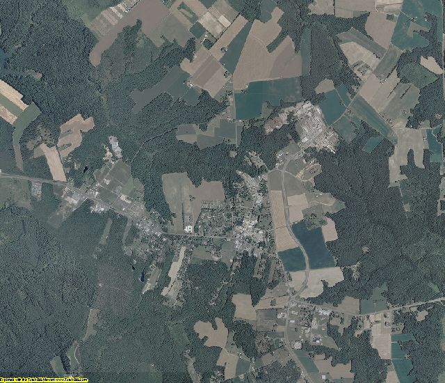 Richmond County, Virginia aerial photography