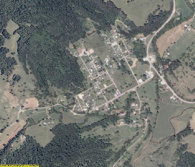 Roane County, WV aerial photography detail