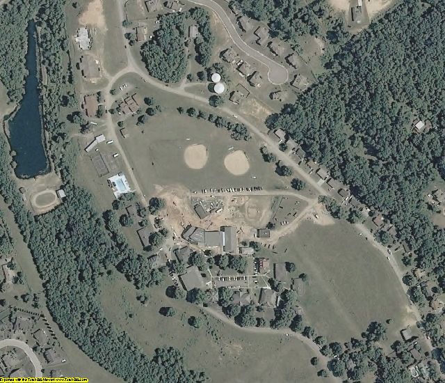 Roanoke County, VA aerial photography detail