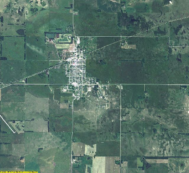 Rock County, Nebraska aerial photography