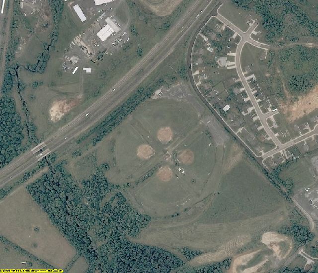 Rockingham County, VA aerial photography detail