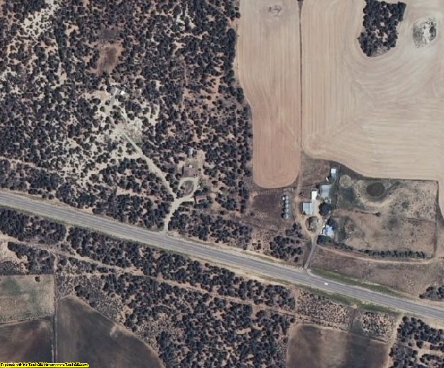 San Juan County, UT aerial photography detail