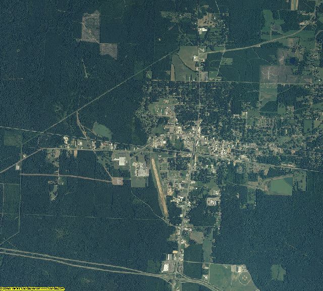 Scott County, Mississippi aerial photography