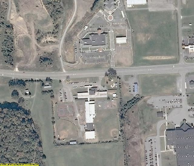 Scott County, VA aerial photography detail