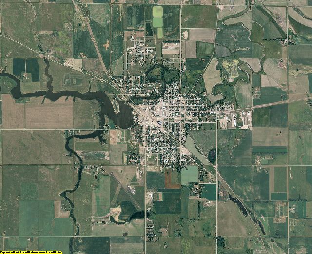 Spink County, South Dakota aerial photography