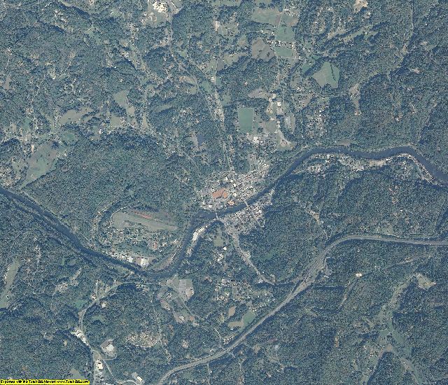 Swain County, North Carolina aerial photography