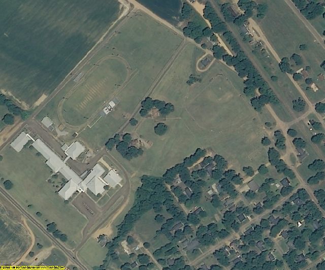 Tallahatchie County, MS aerial photography detail