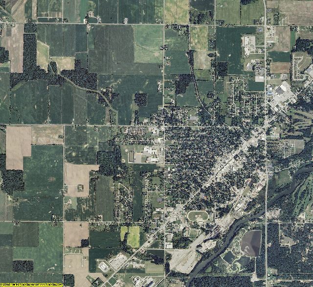 Tuscola County, Michigan aerial photography
