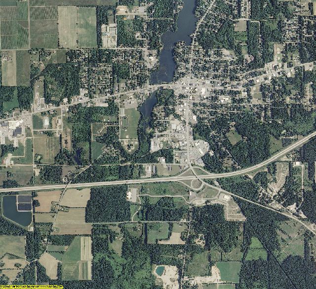 Van Buren County, Michigan aerial photography