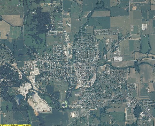 Washington County, Indiana aerial photography