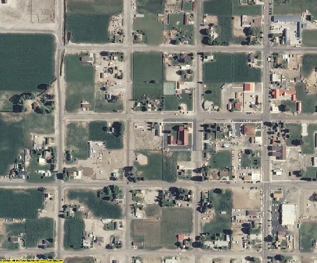 Wayne County, UT aerial photography detail