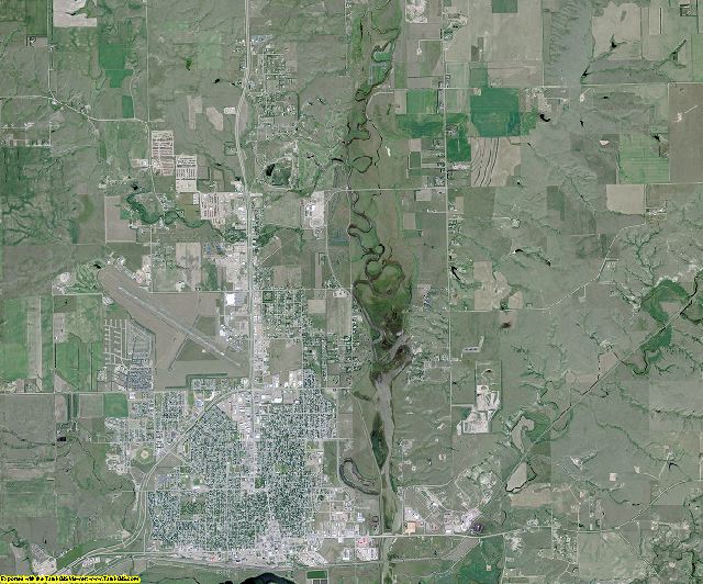 Williams County, North Dakota aerial photography