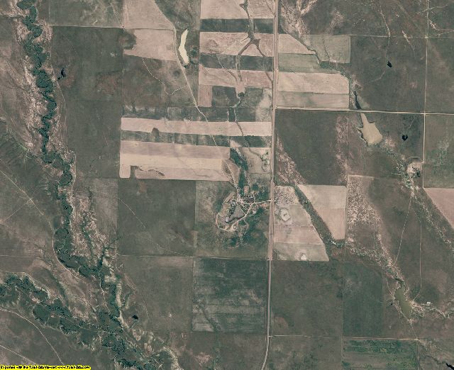 Ziebach County, South Dakota aerial photography