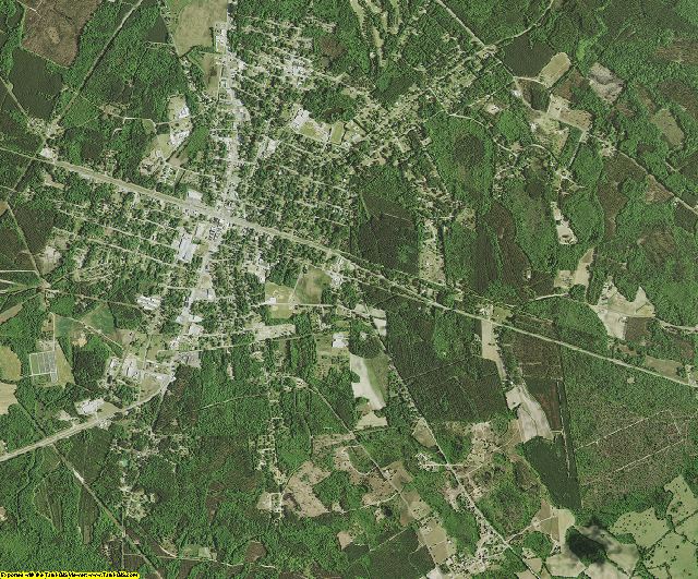 Bamberg County, South Carolina aerial photography