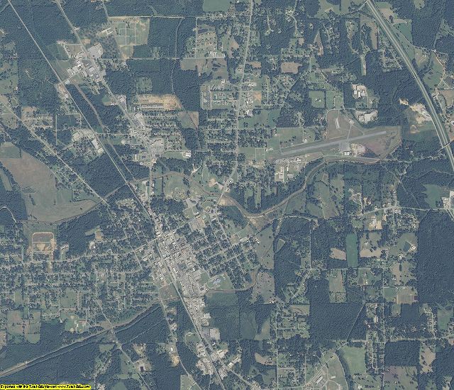 Chilton County, Alabama aerial photography