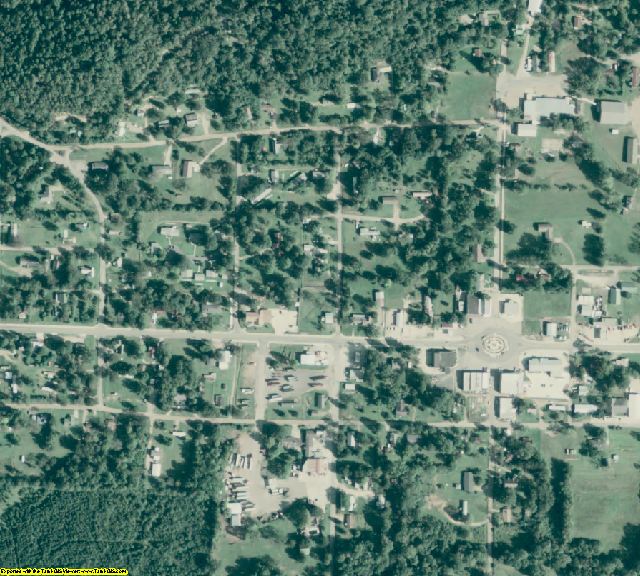 Clark County, AR aerial photography detail