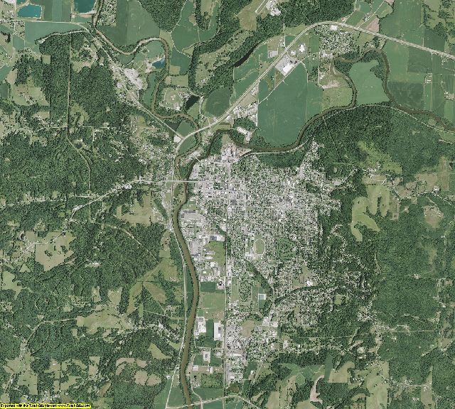 Coshocton County, Ohio aerial photography