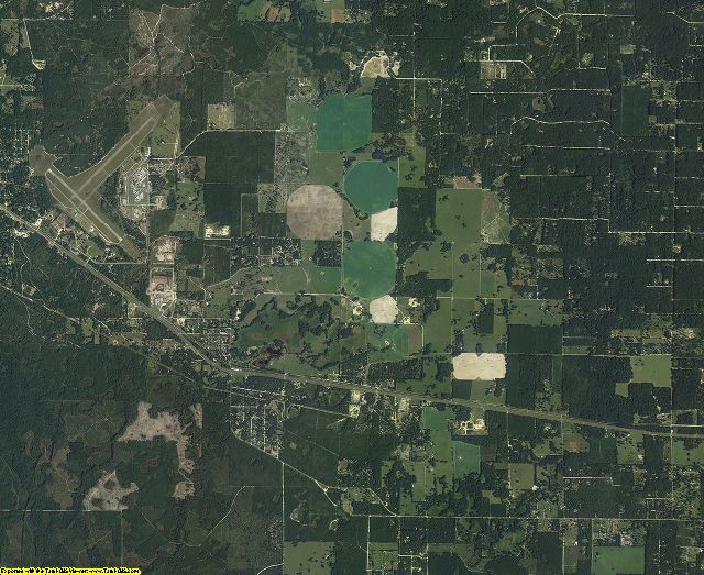 Dixie County, Florida aerial photography