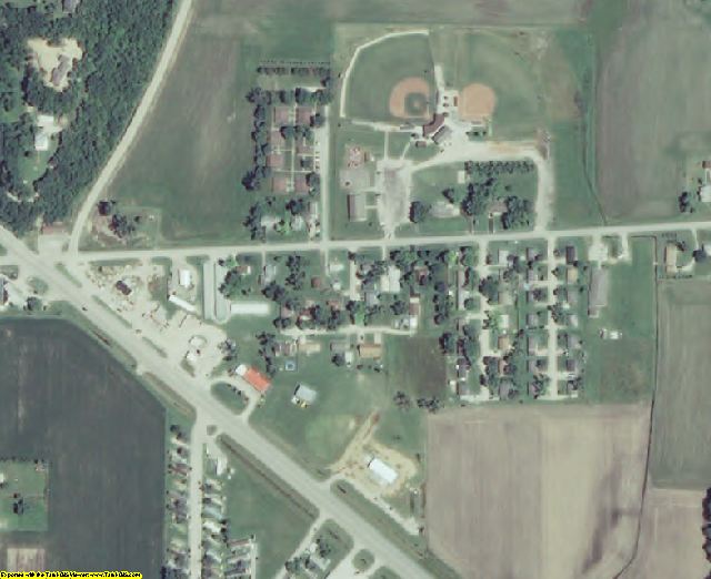 Doniphan County, KS aerial photography detail