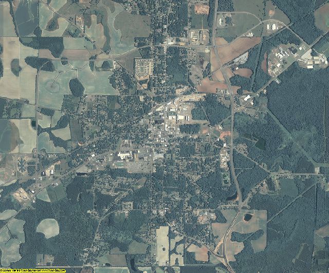 Early County, Georgia aerial photography