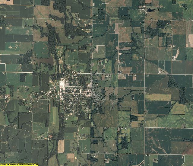 Edwards County, Illinois aerial photography
